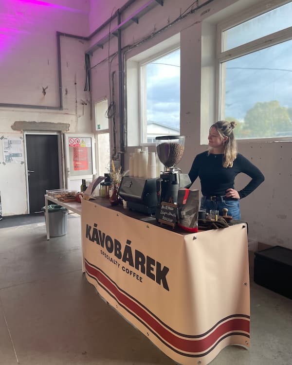 Kávobárek pult na akci